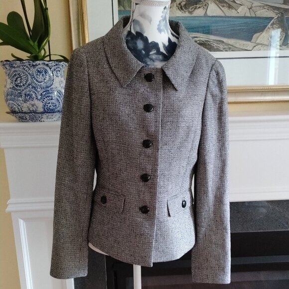 Brooks Brothers Jackets & Blazers - Brooks Brothers Silk-Linen Tweed 60's-vibe jacket, size 2